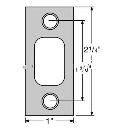 Kwikset Deadbolt Strike 85072-26D